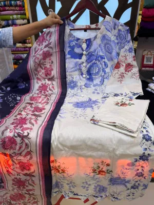 Pakistani Inspired Printed Lawn Set